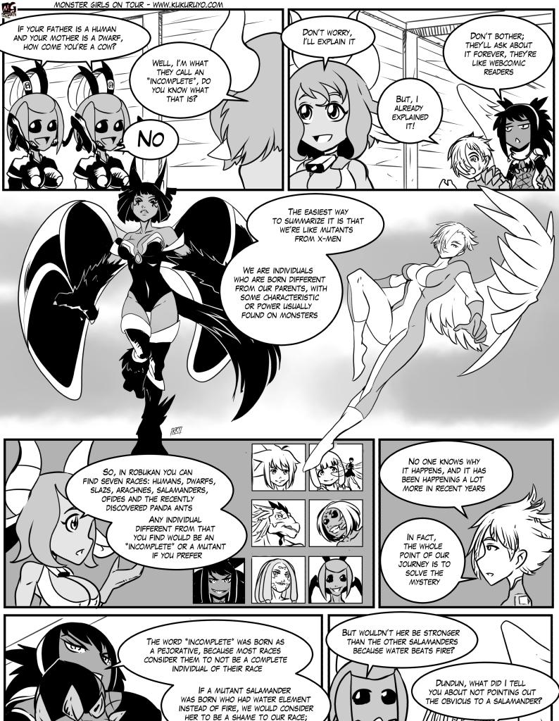 Monster girls on tour - Episode 116, Page 1: Page 116